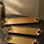 سینی سه سایز دسته گرد