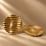 ظرف پذیرایی گرد کالکشن شیاری